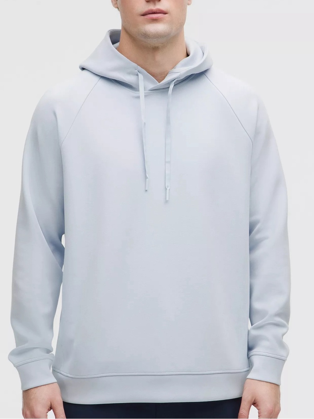 Lululemon Men's Smooth Spacer Blue Willow Light Blue Pullover Hoodie Sweater S